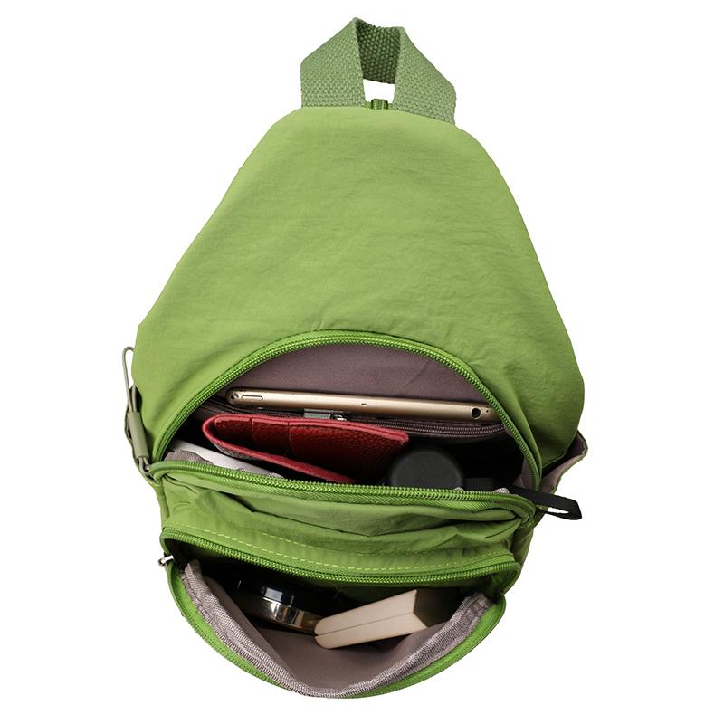 Многофункциональная нагрудная сумка для женщин, дорожный рюкзак, однотонная сумка через плечо