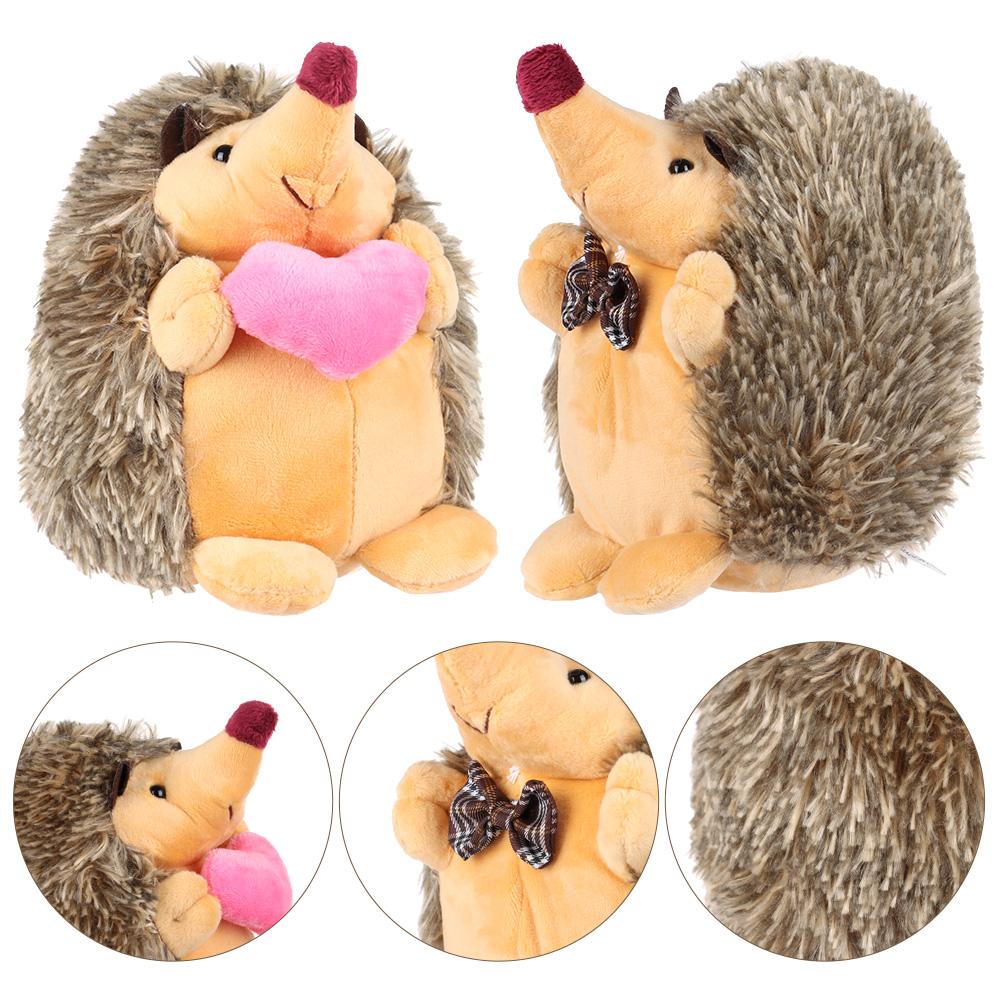 Новые подушки на день рождения, подарки, плюшевые игрушки, плюшевая игрушка, ежик, пара, кукла, мягкие хлопковые куклы