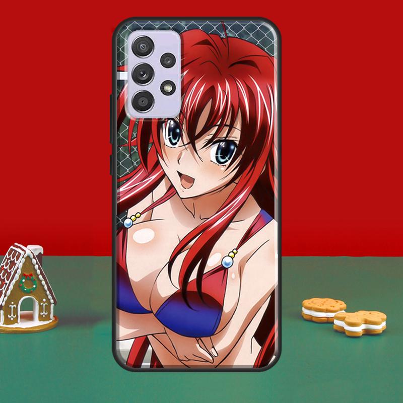 Rias Gremory High School DxD Case For Samsung A51 A71 A50 A70 A41 A31 A11 A10 A52S A21S A12 A22 A32 A42 A52 A72 Cover