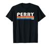 Vintage Retro 70s 80s Style Hometown Iowa Perry's T-Shirt