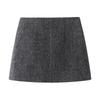 In Stock: Winter 2025 Women's 3D Beaded Sequined Wool A-line Skirt