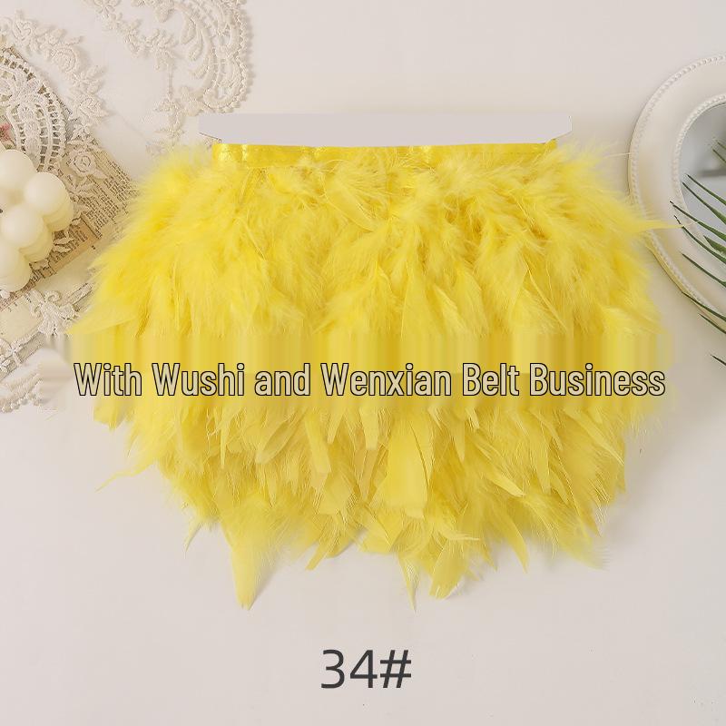 Отделка из перьев индейки 10-15 см для одежды, DIY и украшений