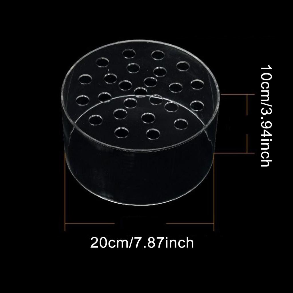 Acrylic Coral Feeder Cover Avoid Corals Food Floating Around Feeding Shield Coral Breeding Protection Dome Long Term Use Quality