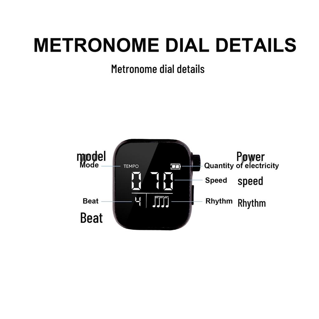 Умные часы Вибрационный метроном для бега, пианино, укулеле и гитары