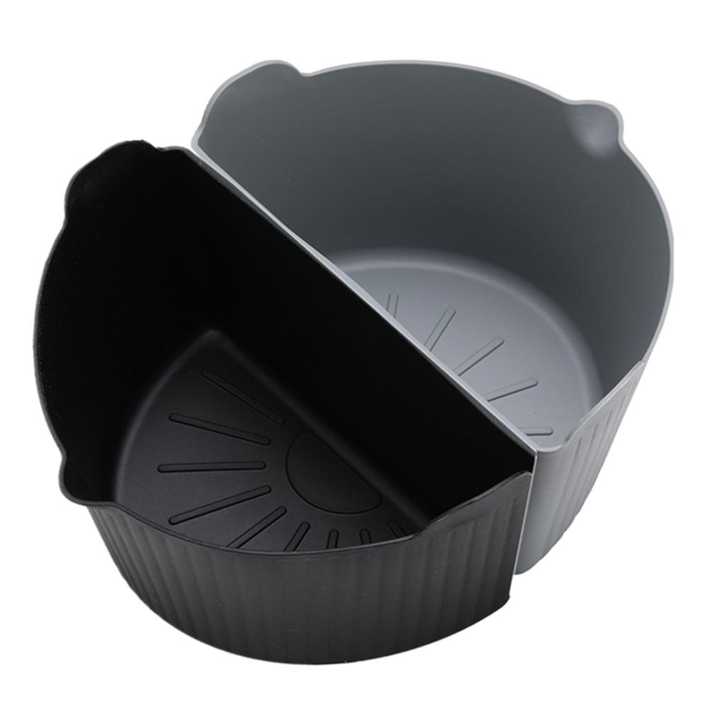 2pcs Silicone Slow Cooker Liners Reusable Silicone Slow Divider Leakproof Hear-Resistant Insert Liner Dishwasher Kitchen Tools