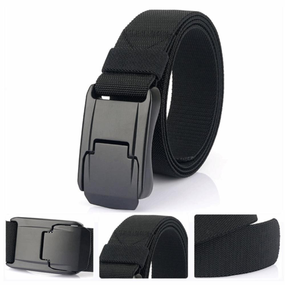 Сверхпрочный эластичный пояс унисекс с жесткой быстросъемной пряжкой, пояс для тренировочных брюк, повседневный