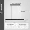 Modern LED Pendant Light For Living Dining Room Restaurant Office Long Simple Chandelier Home Deco Lighting Fixture Hanging Lamp