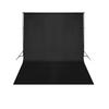 VidaXL Backdrop Support System 500 X 300 Cm Black