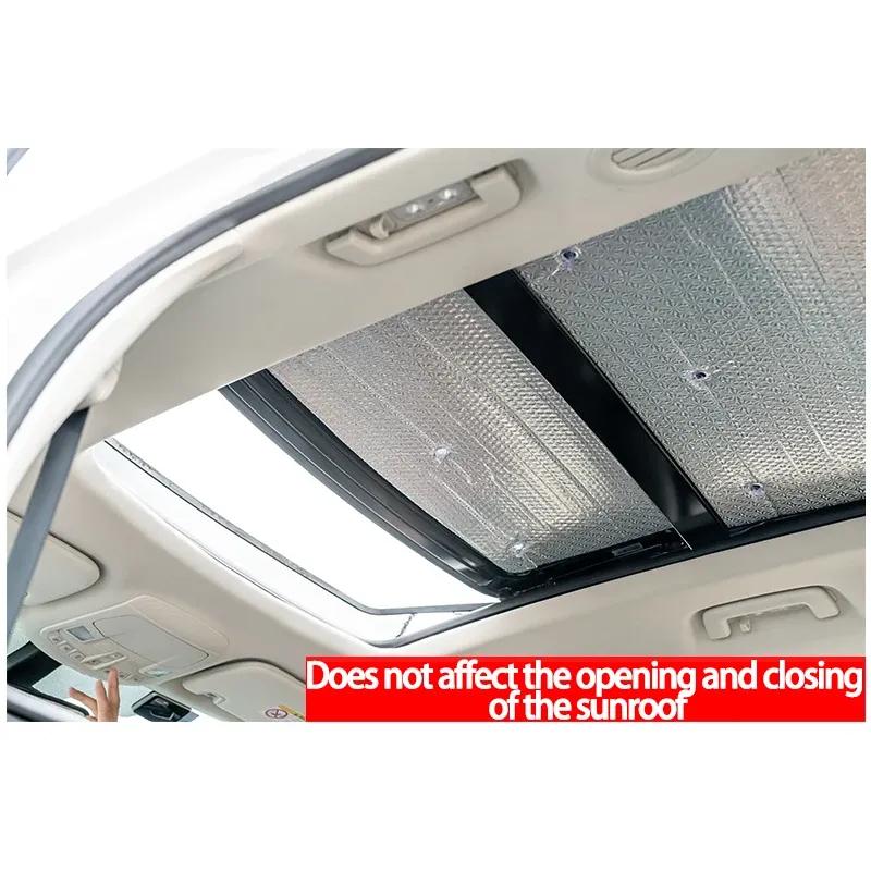 Car Full Cover Sunshade For Hongqi H5 MK2 Odo 2024 Car Sunshading Board Sunshade Anti-UV Protection Windshield Sticker