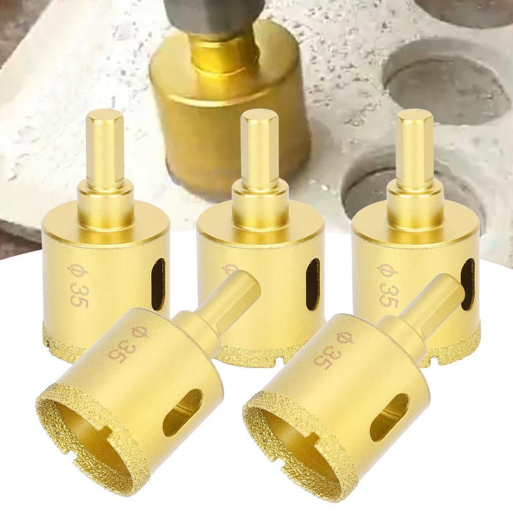Soldering Diamond Tile Drill Bit 35mm Dry Drilling of Marble Vitrified Tiles
