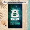 Beach TowelPlymouth Argyle FC Custom Name Text Personalized Soft Towel for Beach Pool Indoor Home Decor Gift