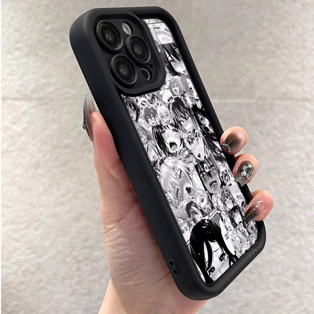 Ae81 хентай Harajuku аниме Girl art защитные чехлы для телефонов для Xiaomi Poco X5 M6 Redmi Note 13 12 11 Pro 13C 12C A3 9 10 12S ангельские глазки задняя крышка из ТПУ