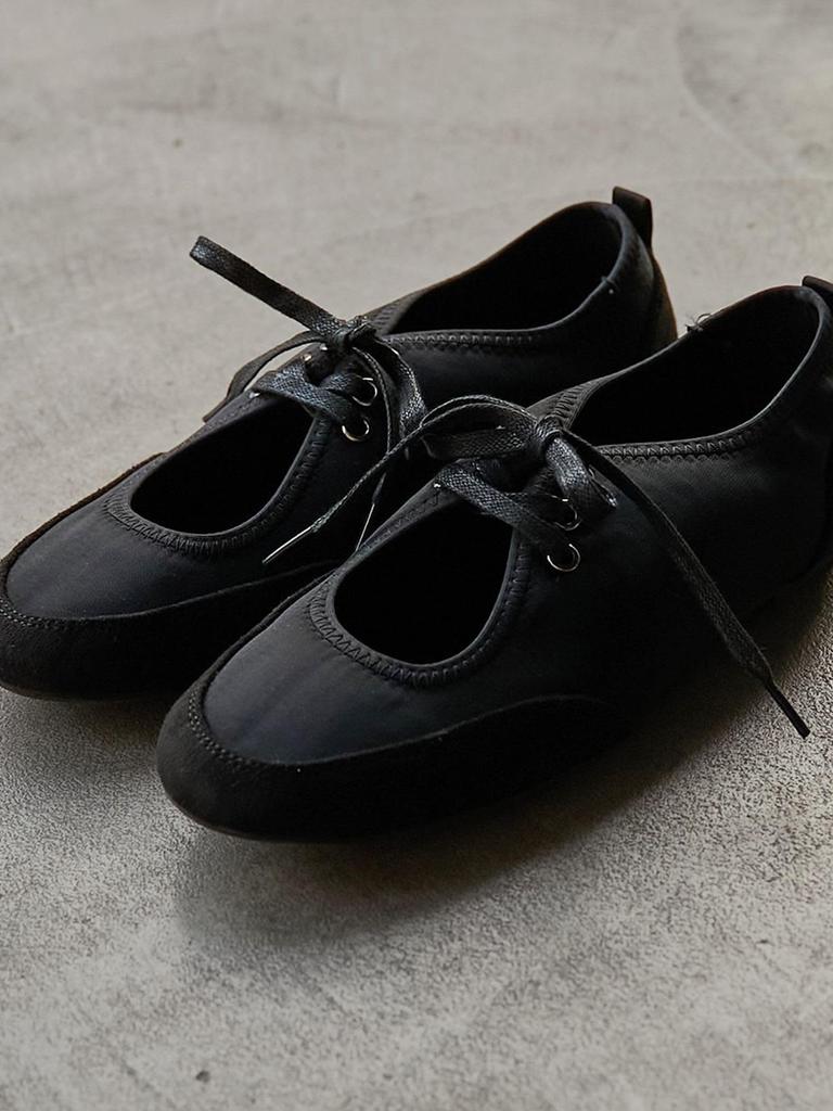 Cohen Lace-Up Ballet Flats 76826070249 0950 BLACK(09) 23.5cm