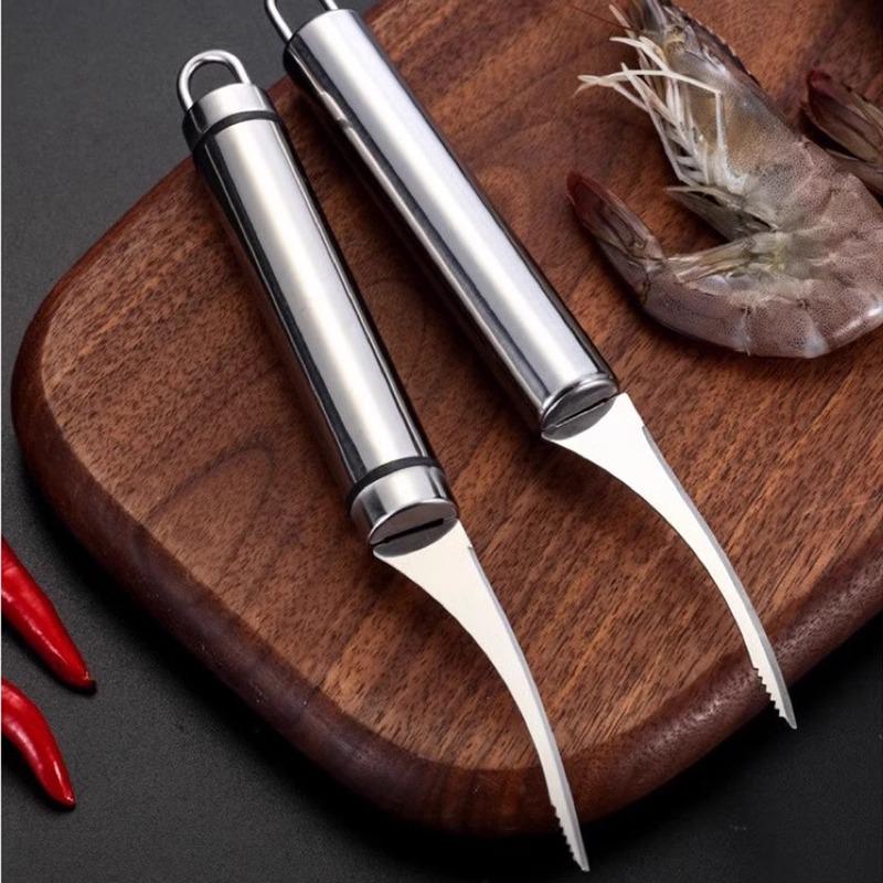 Нож для удаления жилки и панциря креветки - Легко чистящий кухонный гаджет