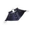 Vintage Goth Punk Faux Leather Necklace Trendy Goth Punk Style Necklace with Adjustable Faux Leather Straps for Women
