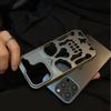 Роскошный чехол с изображением черепа скелета для iPhone 16 11 12 13 14 15 Pro Max, противоударный чехол для телефона с камерой и полной защитой