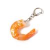 Брелок из ПВХ в виде хвоста креветки: Креативная подвеска-игрушка «Еда» для сумок и рюкзаков