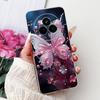 Для Realme 14 Pro 14Pro+ Элегантный чехол для телефона с цветочным принтом и кошкой Для Realme 14 Pro Plus 14Pro 5G Мягкие силиконовые ТПУ чехлы