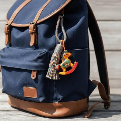 Цепочка для мобильного телефона ручной работы Традиционная подвеска в виде лошади Брелок для ключей в виде лошади Год Лошади