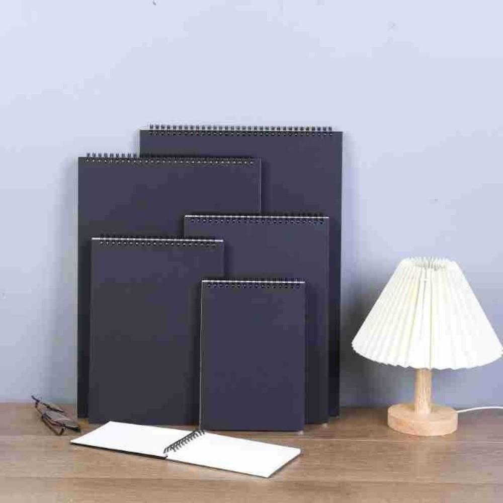Up Turning Loose-Leaf Sketchbook Taking Notes Memo Notepad Portable Hand Ledger Office