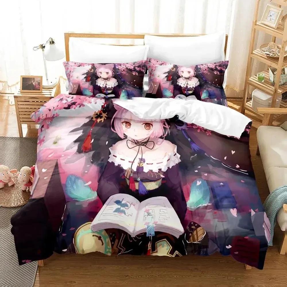 Atelier Sophie The Alchemist Of The Mysterious Book Bedding Set Boys Girls Twin Queen Size Duvet Cover Pillowcase Bed Kids Adult