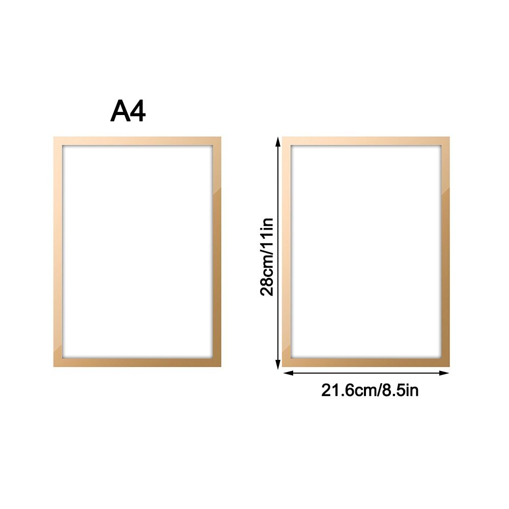Poster Certificate Artwork Magnetic Picture Frames A4 8.5x11inch Magnetic Display Board