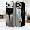 Чехол для телефона Dark Angel для iPhone 17,16,15,14,13,12,11 Plus,Pro Max,XS, Цветной Серебристый Черный Чехол