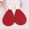 New Wine Red Geometric Hanging Earrings for Women Metal Pendants Dangle Earrings Red Exaggerated Drop Earrings aretes