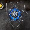 Mechanical Flower Desktop Decoration Steampunk Rotating Light-up Flower Ornament Home Office Living Room Visual Art