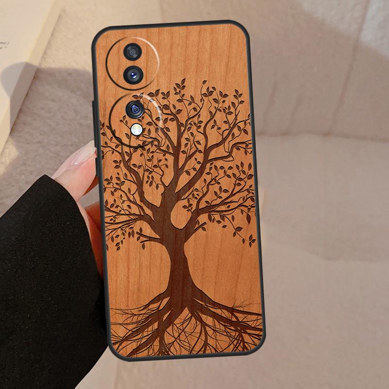 Дерево Роза Череп Кактус Дерево Для Honor Magic 8 Pro 6 5 7 Lite Чехол Для Honor 400 200 90 70 50 X8c X8b X9a X9b X9c X9d Win