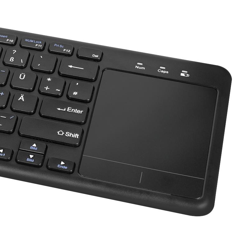 LogiLink 2.4GHz Wireless Keyboard with Touchpad Smart TV Android Box