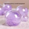 Clear Fillable Ball Ornaments Plastic Transparent Shatterproof Hanging Ball Decoration for DIY Crafts Christmas Wedding Decor