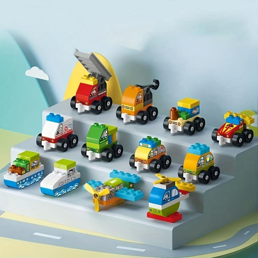 Развивающая игрушка-конструктор Мини-модель транспорта 3D Стерео Игровой реквизит Офисное украшение Сцена для сборки