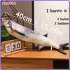 40cm Simulation Fish Plush Toy Stuffed Animal Piranha Perch Cat Toy Parent-child Interactive Game Cute Sofa Pillow for Kids Gift