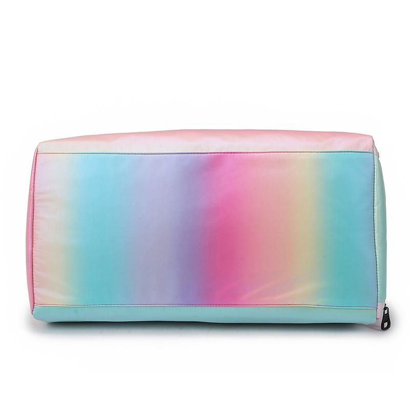 Gradient Fitness Bag Dry and Wet Separation Yoga Bag Large Capacity Travel Bag Separation Shoes Bags