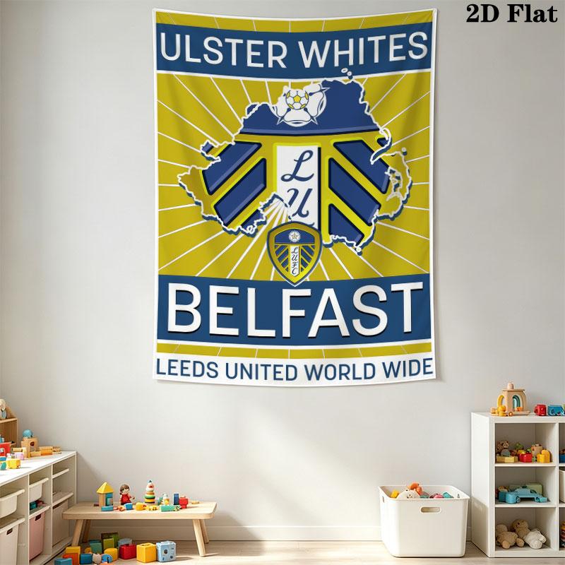 LUFC logo Wall Hanging Printed Fabric Blanket Decorative Tapestries for Bedroom Living Room Home Decor