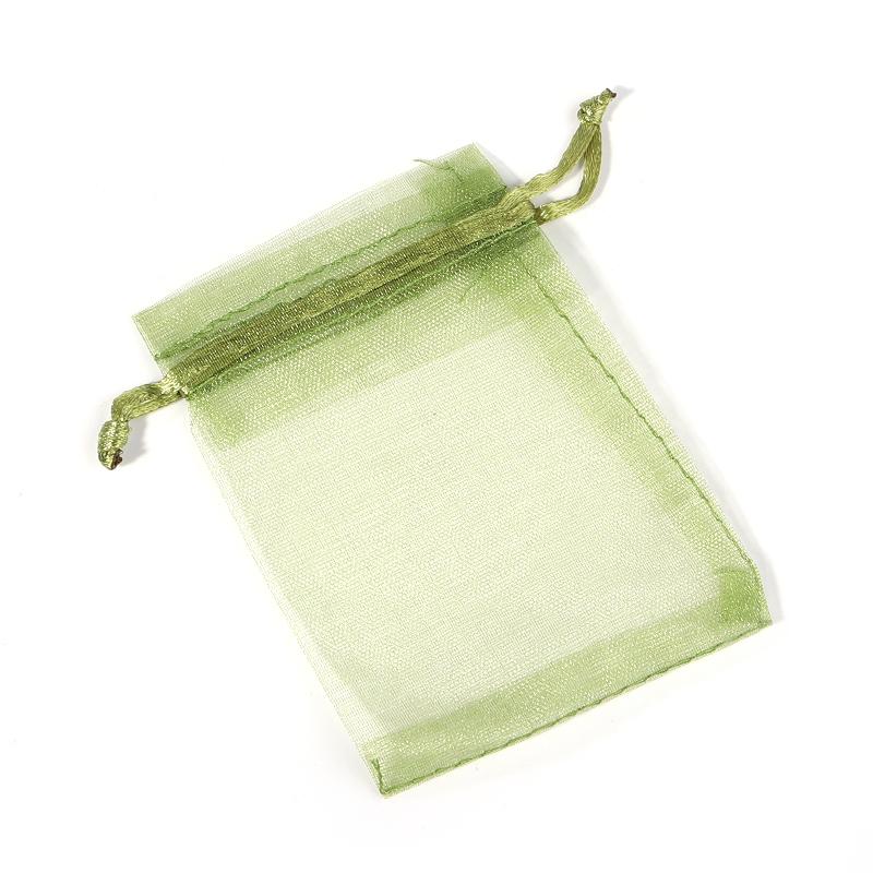 10Pcs Single Color Wedding /Ornament/Gift Wrap Yarn Bag Organza Bags Tulle Drawstring Bag Jewelry Pouches Packing Wholesale