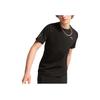 Puma Удобная круглая горловина облегающая влагоотводящая быстросохнущая дышащая футболка реглан с коротким рукавом мужские топы черного цвета 631829-01