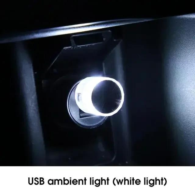 Мини USB светодиодные атмосферные огни для автомобиля Самый продаваемый портативный декоративный атмосферный светильник для автомобиля Цветной светильник для вечеринки Автоаксессуар Amagi