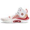 Li Ning Sonic ультра удобные универсальные прочные высокие баскетбольные кроссовки мужские кроссовки белые красные ABAT019-8