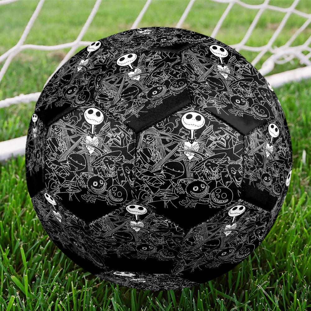 The Nightmare Before Christmas Theme Size 5 Soccer Ball, Suitable for Both Indoor and Outdoor Matches, a Gift Suitable for Everyone.