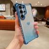 Прекрасный чехол из ТПУ с сердечком для Samsung Galaxy S24 Ultra S23 FE A55 A35 A25 A15 A54 A34, блестящий чехол для телефона для iPhone 15 Pro Max 14 Plus 13 12