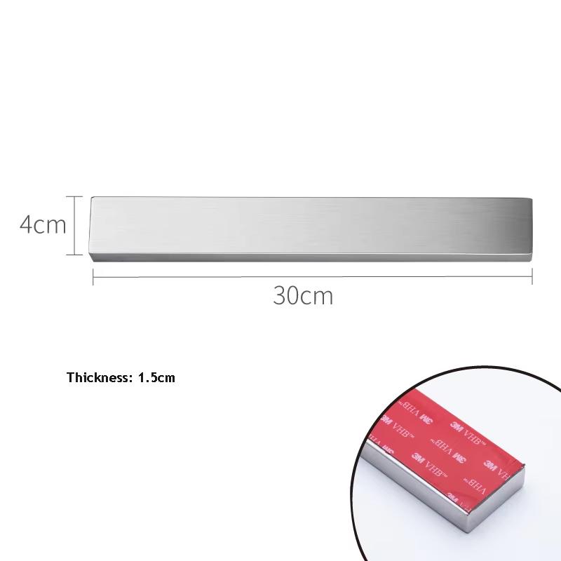 LMETJMA Профессиональная магнитная полоса для ножей из нержавеющей стали, магнитный держатель для ножей, кухонная стойка для ножей 30 40 50 см JT333