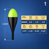 Groupe Slip Drift Tube Fluctuate Light Stick Floats Indicator Ice Fishing Lure Float Floats Bobbers