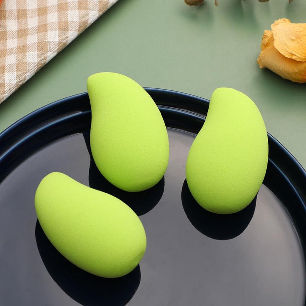 Набор яиц для макияжа с манго, спонж для макияжа «Не ешьте, спонж для пудры, яйцо, спонж для макияжа с яиц с манго»