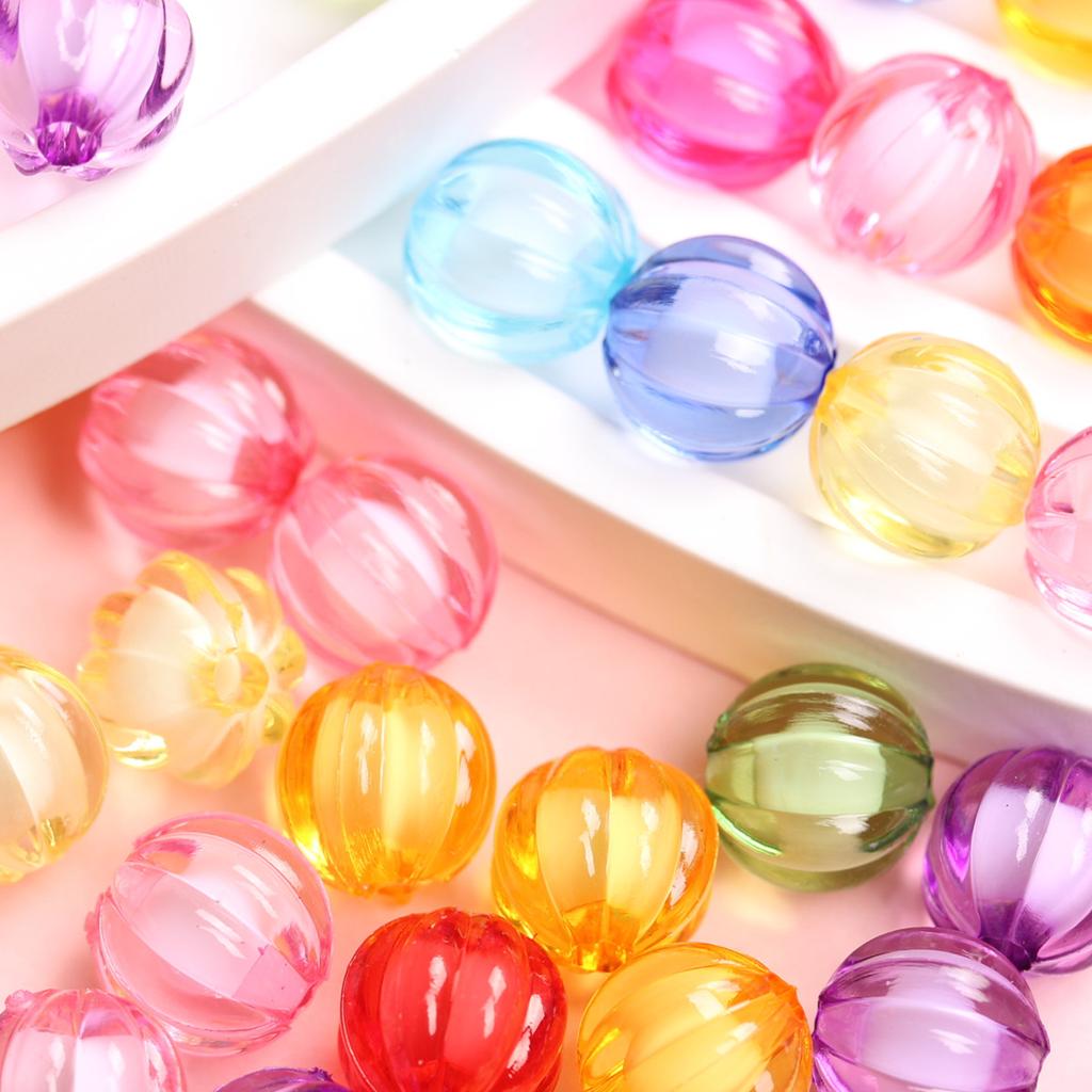 Акрил 8/10 мм арбуз ожерелье браслет сэндвич ремесла кулон DIY аксессуары 200 шт./100 шт. изготовление ювелирных изделий свободные бусины для дома