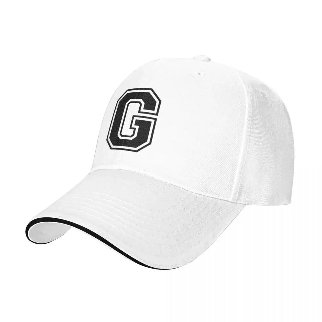 Initial Letter Bone G Alphabet Pool Party Baseball Caps Unisex Printing Unisex Beach Dad Hat Snapback Cap
