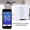 Умный WiFi выключатель-регулятор скорости для потолочных вентиляторов с таймером в приложении и поддержкой Alexa