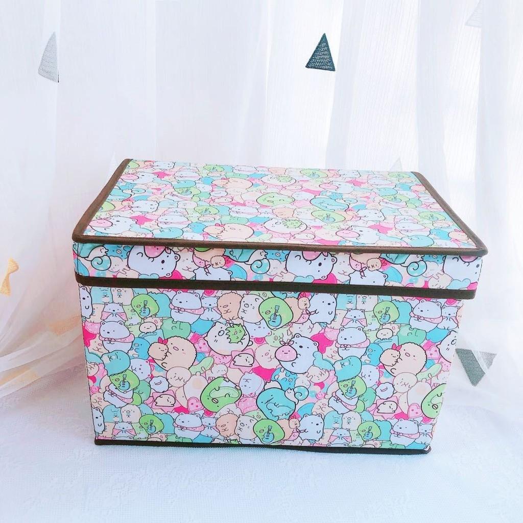 Collapsible Storage Bin With Hello Kitty Kuromi Print Design For Kids Room And Bedroom