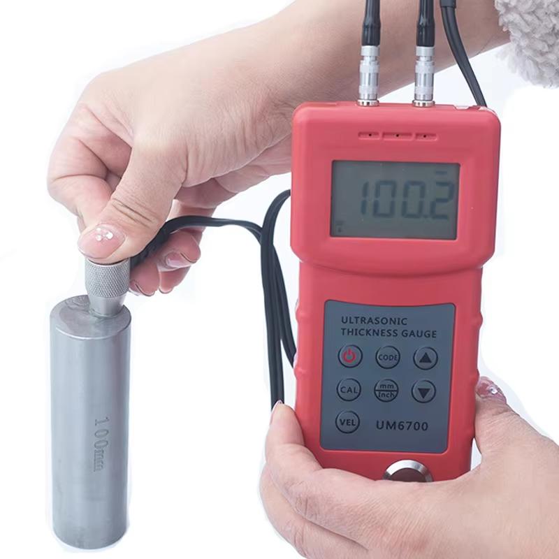 UM6700 High Precise Ultrasonic Thickness Gauge Metal Thickness Meter Testing for Many Ultrasonic Wave Well-conductive Materials